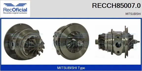 Core assembly, turbocharger (RECCH85007.0)