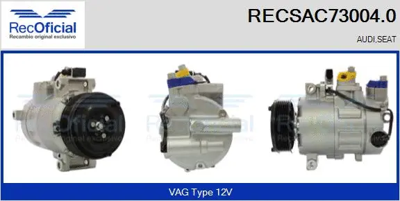 Compressor, air conditioning (RECSAC73004.0)