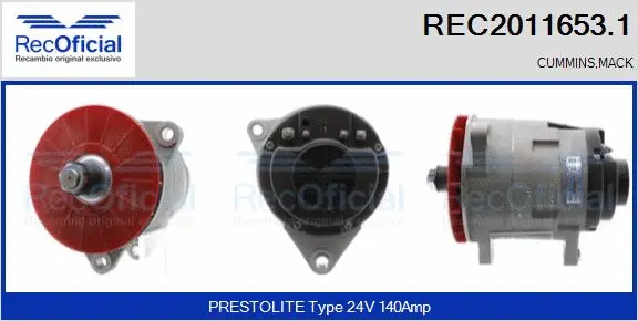 Alternator (REC2011653.1)