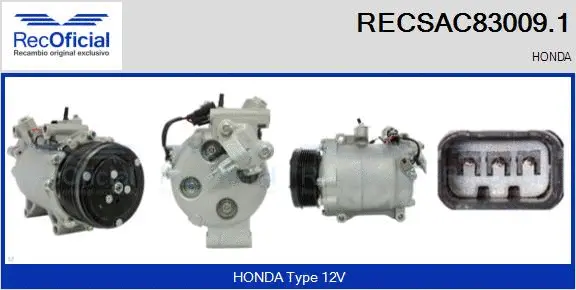 Compressor, air conditioning (RECSAC83009.1)