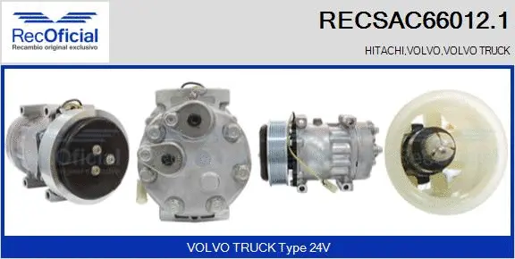 Compressor, air conditioning (RECSAC66012.1)