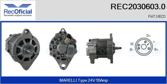 Alternator (REC2030603.0)