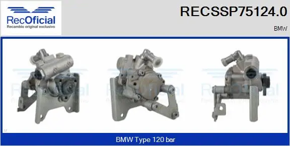 Hydraulic Pump, steering (RECSSP75124.0)
