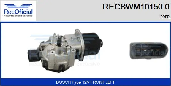 Wiper Motor (RECSWM10150.0)
