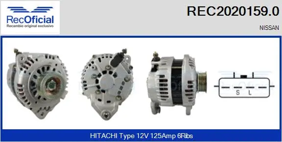 Alternator (REC2020159.0)