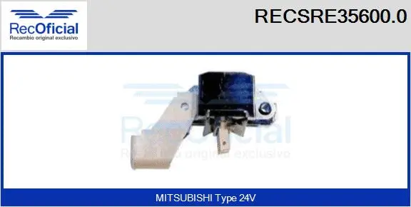 Alternator Regulator (RECSRE35600.0)