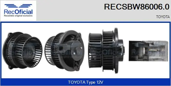 Interior Blower (RECSBW86006.0)