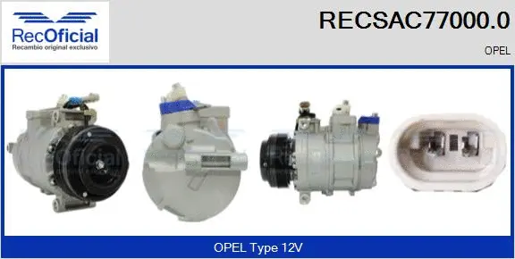 Compressor, air conditioning (RECSAC77000.0)