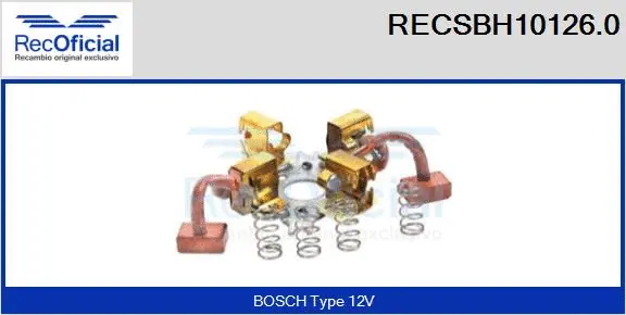 Holder, carbon brushes (RECSBH10126.0)