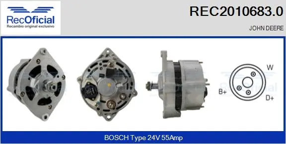 Alternator (REC2010683.0)