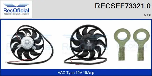 Fan, engine cooling (RECSEF73321.0)