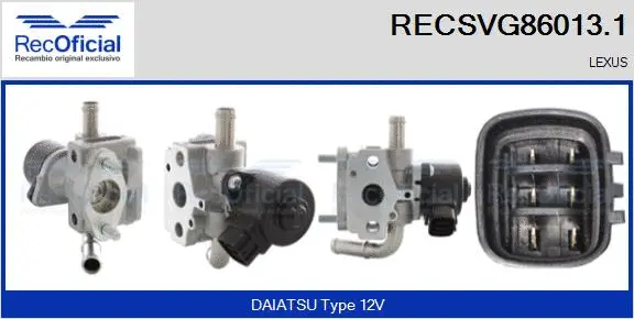 EGR Valve (RECSVG86013.1)