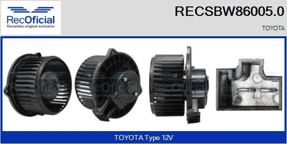 Interior Blower (RECSBW86005.0)