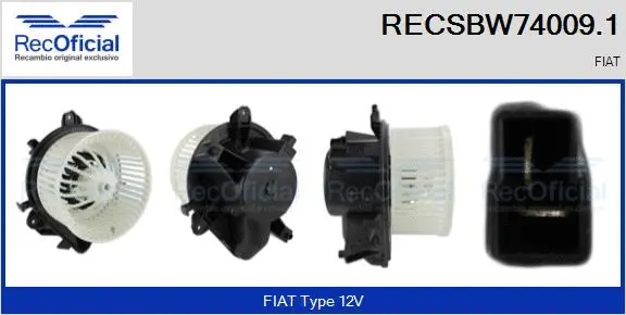 Interior Blower (RECSBW74009.1)
