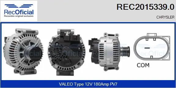 Alternator (REC2015339.0)