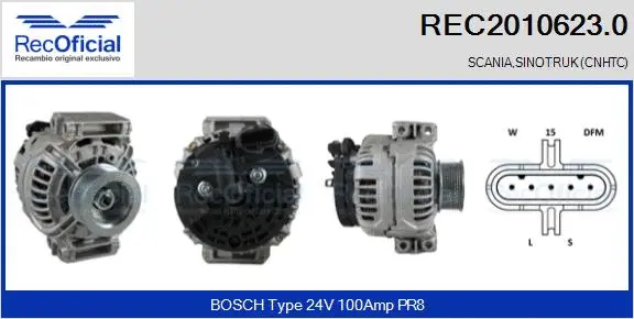 Alternator (REC2010623.0)