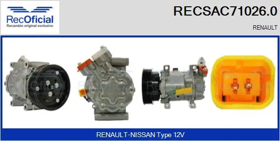 Compressor, air conditioning (RECSAC71026.0)