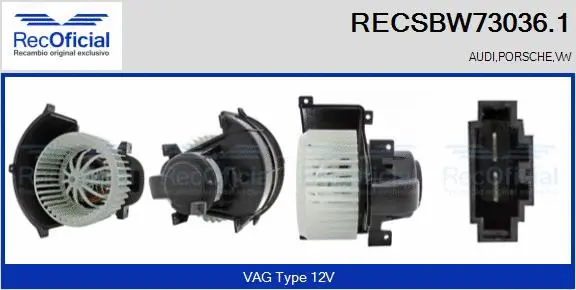 Interior Blower (RECSBW73036.1)