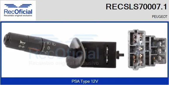 Steering Column Switch (RECSLS70007.1)