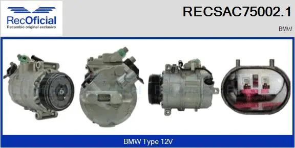 Compressor, air conditioning (RECSAC75002.1)