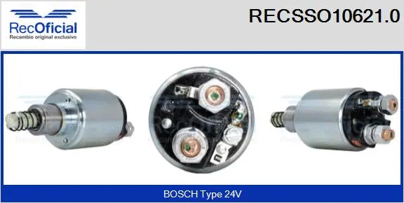 Solenoid Switch, starter (RECSSO10621.0)