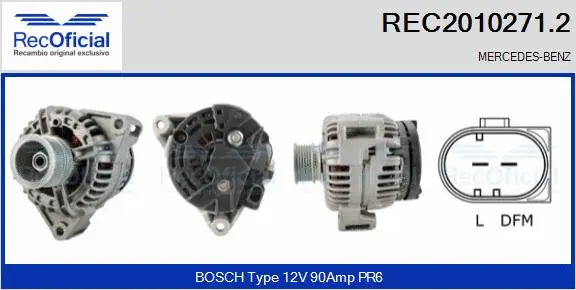 Alternator (REC2010271.2)