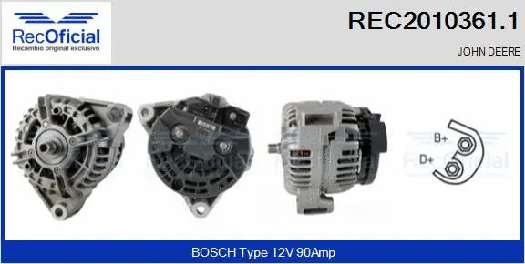 Alternator (REC2010361.1)