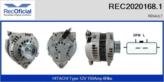 Alternator (REC2020168.1)