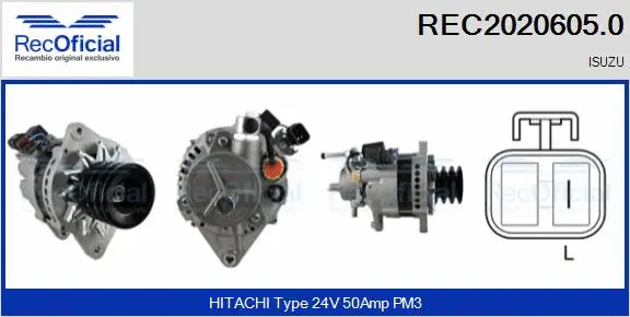 Alternator (REC2020605.0)