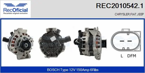 Alternator (REC2010542.1)
