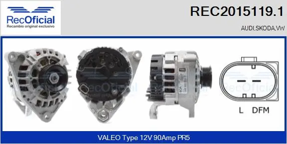 Alternator (REC2015119.1)