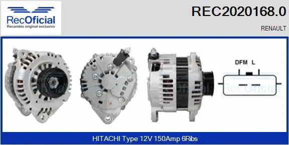 Alternator (REC2020168.0)