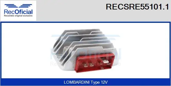 Alternator Regulator (RECSRE55101.1)
