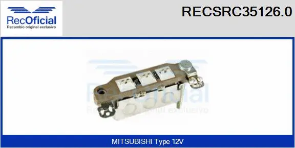 Rectifier, alternator (RECSRC35126.0)