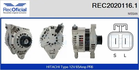 Alternator (REC2020116.1)