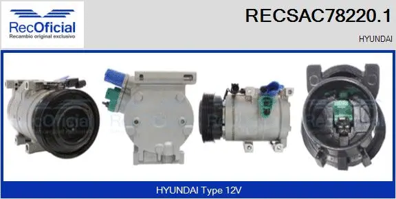 Compressor, air conditioning (RECSAC78220.1)