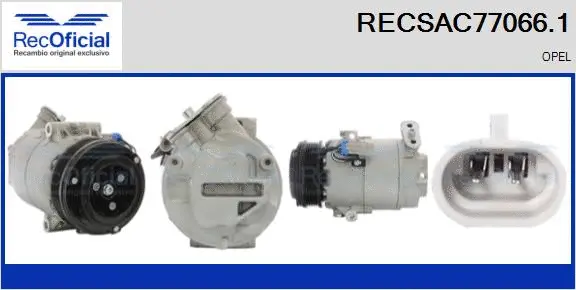 Compressor, air conditioning (RECSAC77066.1)