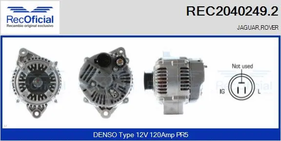 Alternator (REC2040249.2)
