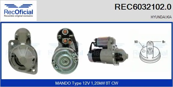 Starter (REC6032102.0)