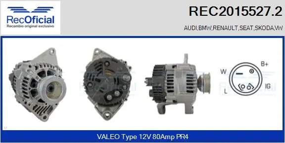 Alternator (REC2015527.2)