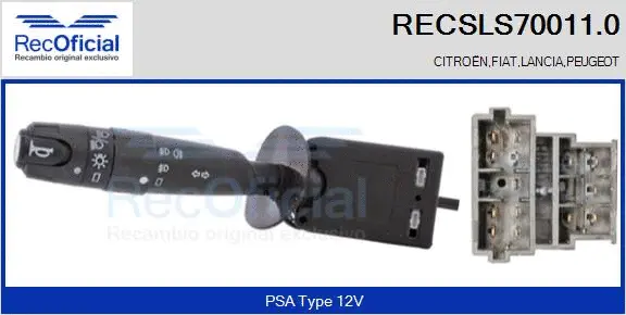 Steering Column Switch (RECSLS70011.0)