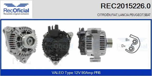 Alternator (REC2015226.0)