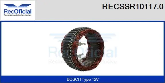 Stator, alternator (RECSSR10117.0)