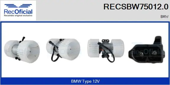 Interior Blower (RECSBW75012.0)