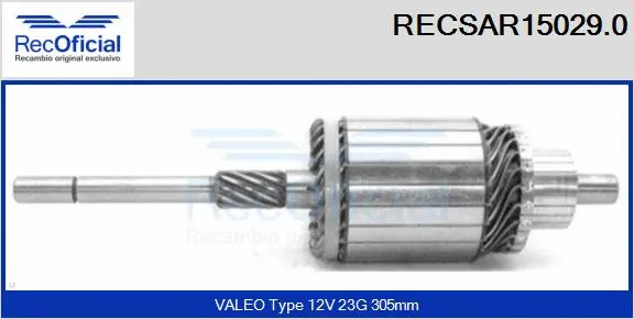 Armature, starter (RECSAR15029.0)