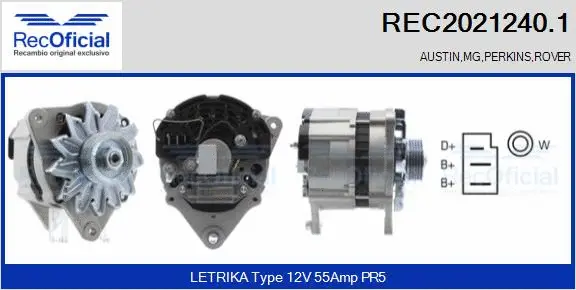 Alternator (REC2021240.1)