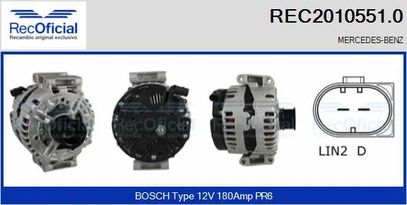 Alternator (REC2010551.0)