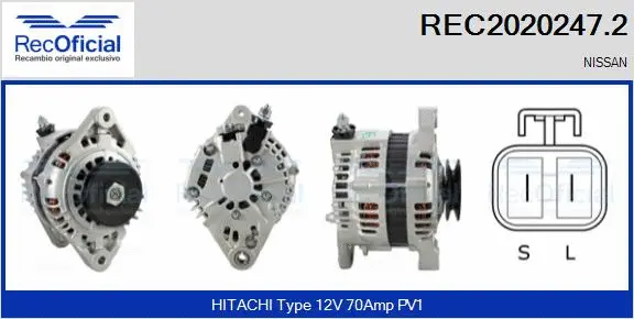 Alternator (REC2020247.2)