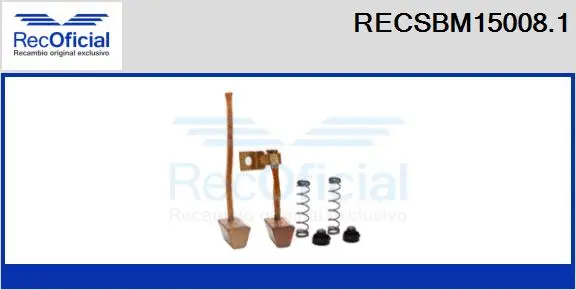 Carbon Brush, starter (RECSBM15008.1)