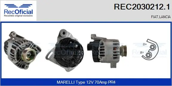 Alternator (REC2030212.1)